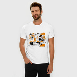 Футболка slim-fit CULTURAL AND SPORTS RECREATION, цвет: белый — фото 2