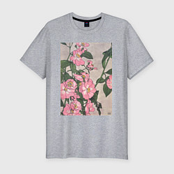 Мужская slim-футболка Prairie Rose Розы