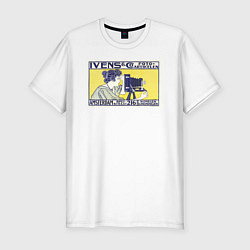 Мужская slim-футболка Ivens & Co Fotoartikelen Винтажная реклама фотосал