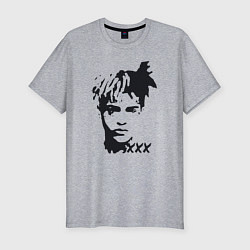 Футболка slim-fit XXXTENTACION Look At Me, цвет: меланж