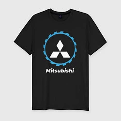 Футболка slim-fit Mitsubishi в стиле Top Gear, цвет: черный