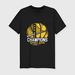 Мужская slim-футболка Golden State - Champs