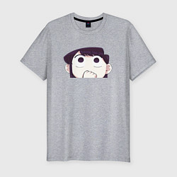 Футболка slim-fit Komi-san Komi Cant Communicate, цвет: меланж