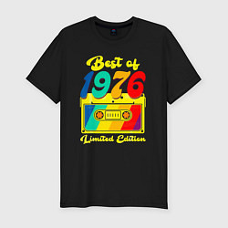 Мужская slim-футболка Лучшее с 1976 аудиокассета
