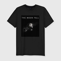 Футболка slim-fit The Moon Fall Space collections, цвет: черный