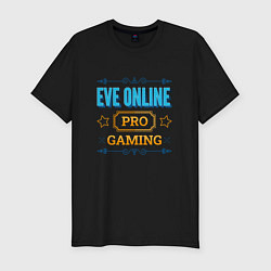 Футболка slim-fit Игра EVE Online PRO Gaming, цвет: черный