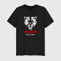 Мужская slim-футболка Megalo box Wolf