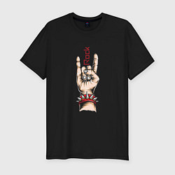 Футболка slim-fit Rock Symbol, цвет: черный