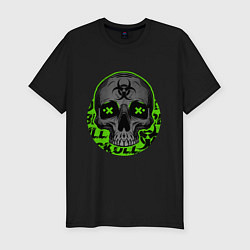 Футболка slim-fit SKULL TOXIC, цвет: черный