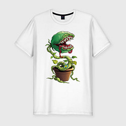 Футболка slim-fit Plant - Piranha, цвет: белый