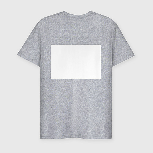 Мужская slim-футболка Тыква-голова всадника, Джека, PixelArt / Меланж – фото 2