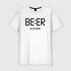 Футболка slim-fit Beer oclock, цвет: белый