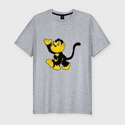 Мужская slim-футболка Wu-Tang Monkey