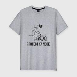 Футболка slim-fit WU Protect Ya Neck, цвет: меланж