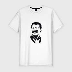 Футболка slim-fit Joseph Stalin, цвет: белый