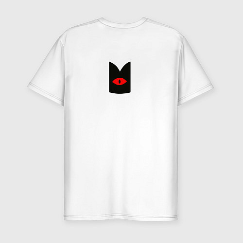 Мужская slim-футболка Культ ягненка / Белый – фото 2