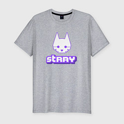 Мужская slim-футболка Stray x Twitch