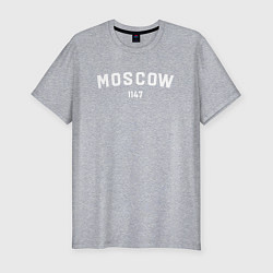 Футболка slim-fit MOSCOW 1147, цвет: меланж