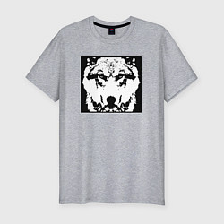 Мужская slim-футболка Fenrir giant wolf