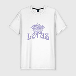 Мужская slim-футболка Lotus