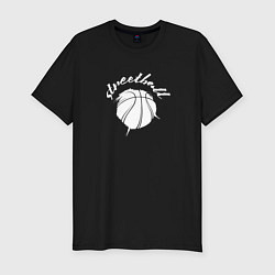 Мужская slim-футболка Streetball lettering
