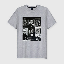 Футболка slim-fit Depeche Mode 101 Vintage 1988, цвет: меланж