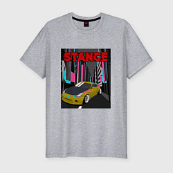 Футболка slim-fit Nissan 350z Stance, цвет: меланж