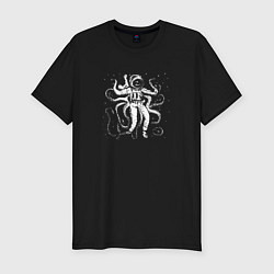 Мужская slim-футболка Octopusnaut