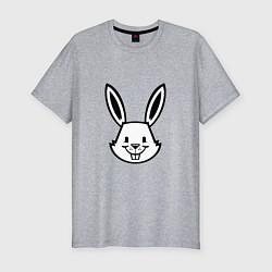 Мужская slim-футболка Bunny Funny