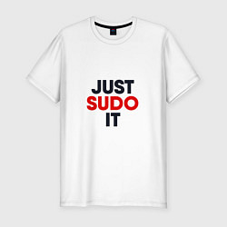 Мужская slim-футболка Just sudo