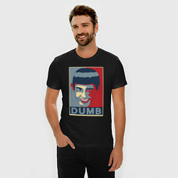 Футболка slim-fit Jim dumb, цвет: черный — фото 2