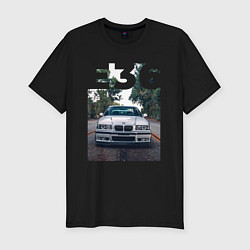 Мужская slim-футболка BMW E36