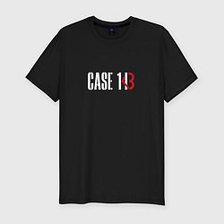 Футболка slim-fit Case 143, цвет: черный