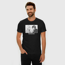 Футболка slim-fit Рику и Тэн - Семёрка идолов, цвет: черный — фото 2