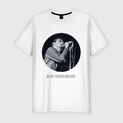 Футболка slim-fit Joy Division: Ian Curtis, цвет: белый