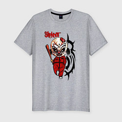 Футболка slim-fit Slipknot fan, цвет: меланж