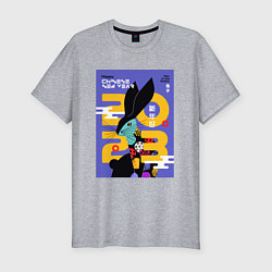 Футболка slim-fit Кролик символ 2023, цвет: меланж