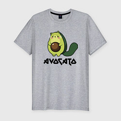 Мужская slim-футболка Avocado - AvoCATo - Joke