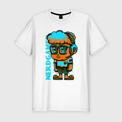 Мужская slim-футболка Нерогеймер