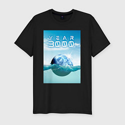 Мужская slim-футболка Year 3000