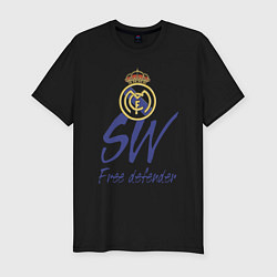 Мужская slim-футболка Real Madrid - Spain - sweeper