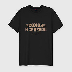 Футболка slim-fit Conor MMA champion, цвет: черный