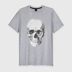 Мужская slim-футболка Platinum Cut Skull
