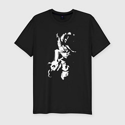 Мужская slim-футболка Образ Сэнку Ишигами
