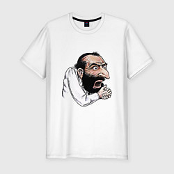 Мужская slim-футболка Jew stereotype