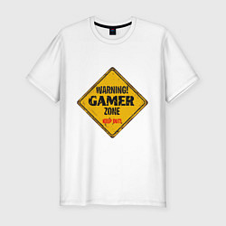 Мужская slim-футболка Gamer zone - keep out