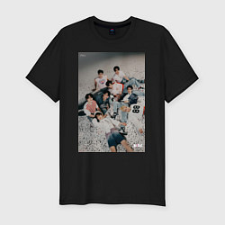 Футболка slim-fit Stray Kids Maxident, цвет: черный