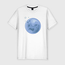 Мужская slim-футболка Нептун