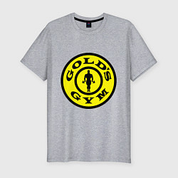 Мужская slim-футболка Golds GYM