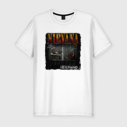 Футболка slim-fit Nirvana box, цвет: белый